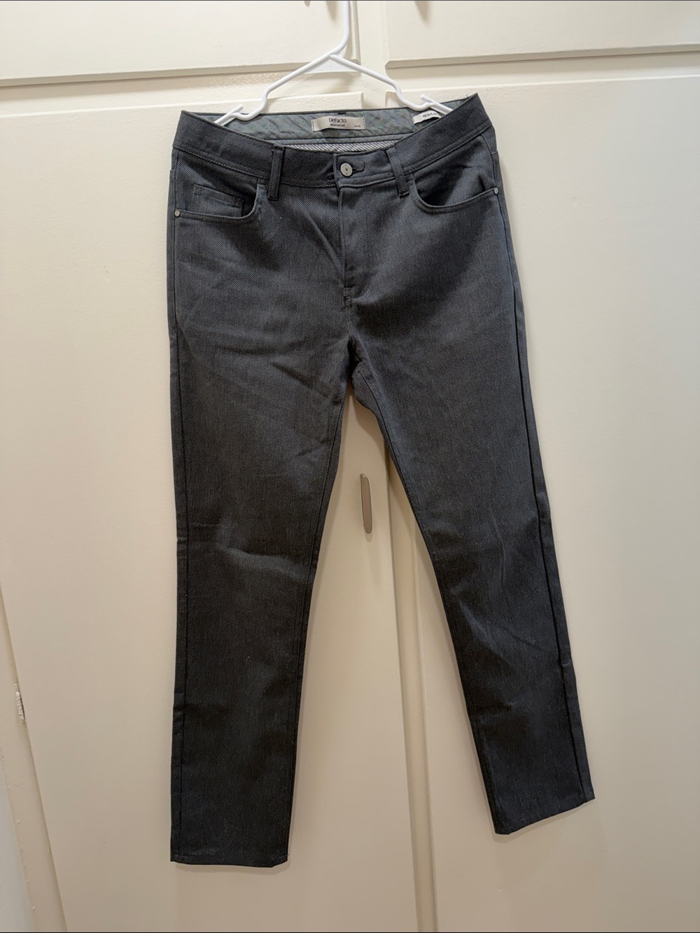 Men's Skinny Jeans - Dark Gray Slim Fit